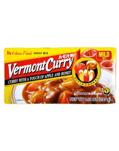 Соус овощной Карри неострый 12 порций Vermont Curry 12 порций T.m. house