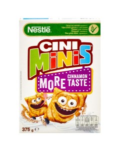 Готовый завтрак Cini Minis Безбашенные квадры с корицей 375 г Nestle
