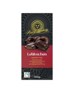 Шоколад темный с пряничной начинкой 100 г Lambertz