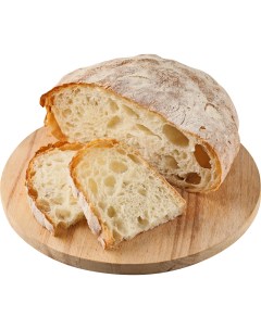 Хлеб подовый Чиабатта пшеничный целый 300 г Nobrand