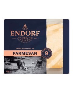 Сыр твердый Endorf Parmesan 43 200 г Tula dairy plant