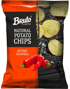 Чипсы картофельные Bruto паприка 120 г Bruto snacks