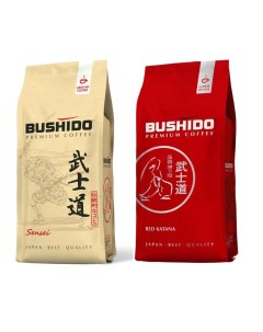Кофе черный молотый Sensei и Red Katana 227 г х 2 шт Bushido