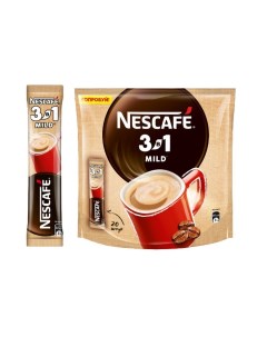 Кофейный напиток 3 в 1 Mild 14 5 г х 20 шт Nescafe