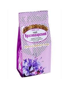 Чай С чабрецом и душицей черный листовой с добавками 100 гр Краснодарский