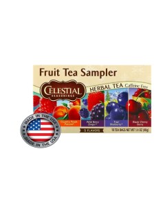 Набор фруктовых чаев без кофеина 5 вкусов 18 чайных пакетиков 40 г Celestial seasonisng
