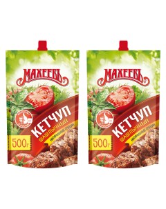 Кетчуп томатный шашлычный 2 шт по 500 г Махеевъ