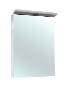 Зеркальный шкаф Анкона 50 с подсветкой Белый Bellezza