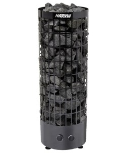 Электрическая печь 9 кВт Cilindro PC90 Black Steel со встроенным пультом Harvia