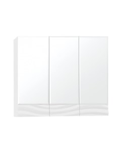 Зеркальный шкаф Вероника 80 Люкс белый Style line