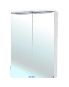 Зеркальный шкаф Мимоза 50 с подсветкой Белый Bellezza