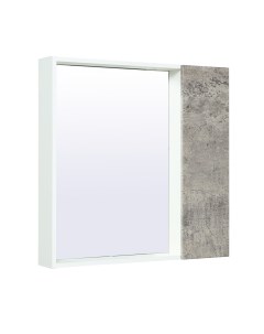 Зеркальный шкаф Руно Манхэттен 75 универсальный серый бетон Runo