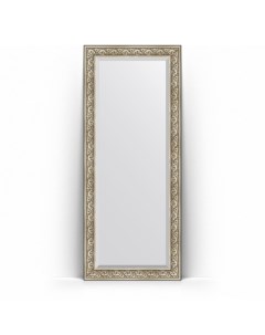 Зеркало Exclusive G Floor 205х85 Барокко серебро Evoform