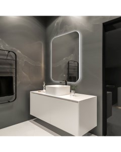 Зеркало для ванной Паллада 55х80 с подсветкой Silver mirrors