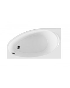 CORFU акриловая ванна асимметричная 160x90 монтажный комплект заказывается отдельно Roca