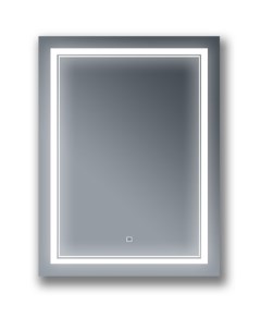 Зеркало Эстель 2 60 с подсветкой сенсор на корпусе 4627125414275 Бриклаер