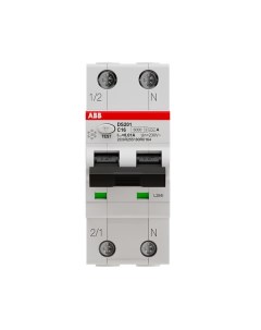Выключатель автоматический дифференциального тока DS201 C16 A10 Abb
