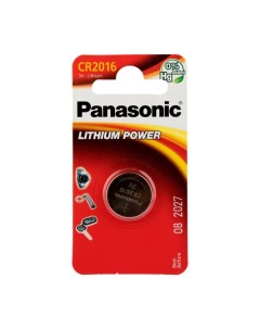 Батарейка Lithium Power CR2016 3 В BL1 Panasonic