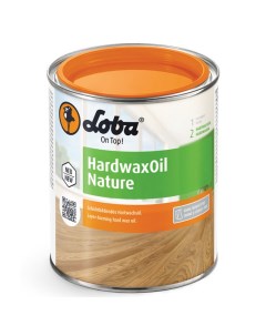 Масло воск Hardwax Oil Nature 0 75 л натуральный Loba