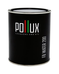 Pollux FB Water 200 Краска для дерева Блэк Сенд цвет черный объем 5 л 4687202235360 Nobrand