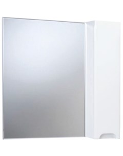 Зеркало со шкафом Андрэа 80 4619013001018 R Белое Bellezza