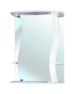 Зеркальный шкаф Лиана 55 L 4612308002011 с подсветкой L Белый Bellezza