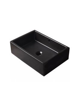 Накладная черная раковина для ванной N9129bg керамическая Gid