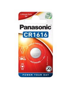 Батарейка Lithium Power CR1616 3В 3V в блистере 1 штука Panasonic