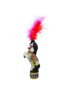 Елочная игрушка Цирковая лошадь 1 шт разноцветный Nobrand