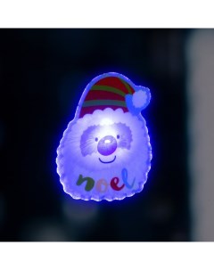 Световое панно Дед Мороз 7706013 разноцветный RGB Luazon lighting