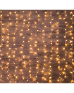Световая гирлянда новогодняя LED CURTAIN 230V IN WW 235 096 3 м белый теплый Neon-night