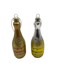 Подвесное украшение Бутылка шампанского 13 5 см в ассортименте цвет по наличию Nobrand