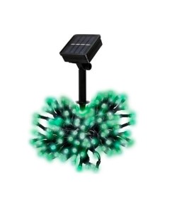 Гирлянда Нить DL 1003 на солнечной батарее 100LED 10м зеленый 8 режимов Sh lights