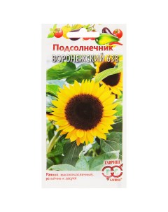 Семена подсолнечник Воронежский 638 1 уп Цветущий сад