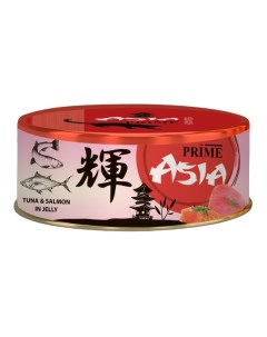 Влажный корм для кошек Asia тунец с лососем 24x85 г Prime