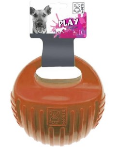 Игрушка для собак Мяч гиря оранжевый 7 7 см Mpets