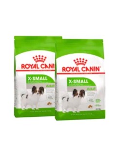 Сухой корм для собак X SMALL ADULT для малых пород 2 шт по 3 кг Royal canin