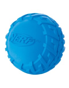 Игрушка для собак Шина Мяч резиновый пищащий 6см синий Nerf