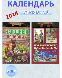 Календарь отрывной на 2024 год Народный Народный лечебник 2 шт Атберг 98