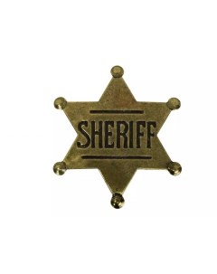 Значок шерифа США TG Sheriff TG Sh металл булавка Nobrand