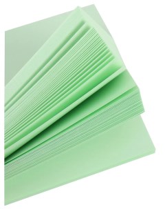 Бумага для заметок с клеевым краем Prof Press зеленая пастель 100л Проф-пресс