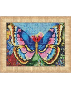 Алмазная мозаика Рисунок бабочки 40 30 см Мосфа