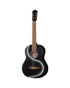 Акустическая гитара черная матовая M 311 BK Амистар