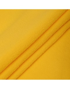 Ткань флис 2 х ст 0059 001 190 г м 100 ПЭ шир 150см цв S001 желтый уп 2м Tby
