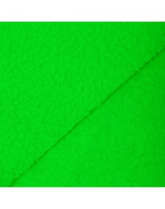 Ткань флис 2 х сторонний 0059 333 190 г м 100 ПЭ шир 150см цв F333 неон зеленый 2м Tby