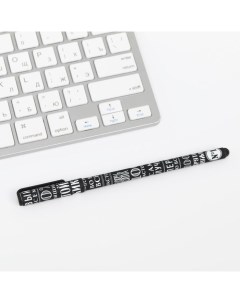 Ручка Крутой мужик пластик софт тач шариковая паста синяя 0 7 мм 10 штук Artfox