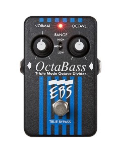 Педаль эффектов примочка для бас гитары OctaBass Ebs