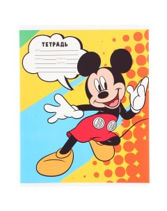 Тетрадь Минни Маус 24 листа в ассортименте клетка мелованная бумага 10 штук Disney