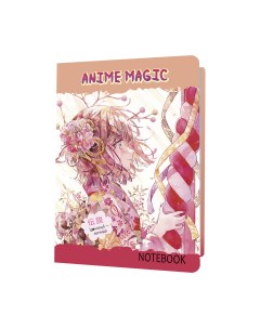 Блокнот Аниме Magic Легенда Девочка с цветком в волосах Контэнт-канц