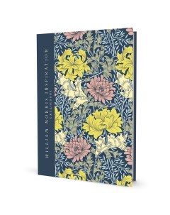 Ежедневник William Morris Inspiration желтые и розовые цветы Контэнт